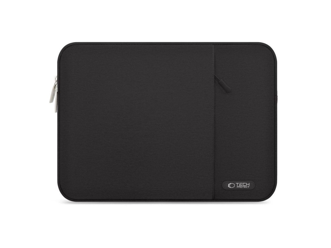 Capa protetora Tech-Protect para laptop de 13 a 14 polegadas - preta