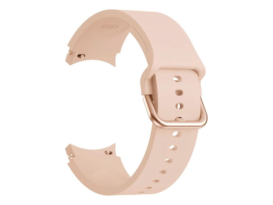 Tech-Protect Silicone Strap for Samsung Galaxy Watch 4 / 5 / 5 Pro / 6 / 7 / FE - Beige