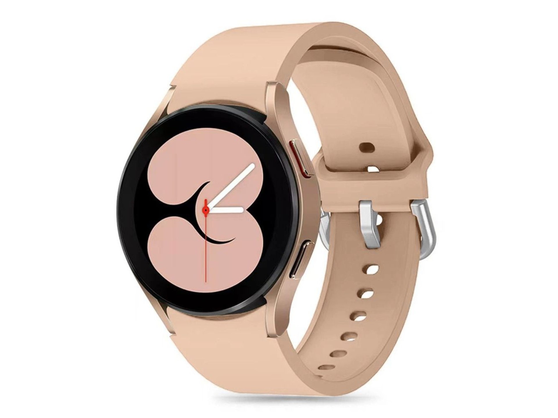 Tech-Protect Silicone Strap for Samsung Galaxy Watch 4 / 5 / 5 Pro / 6 / 7 / FE - Beige