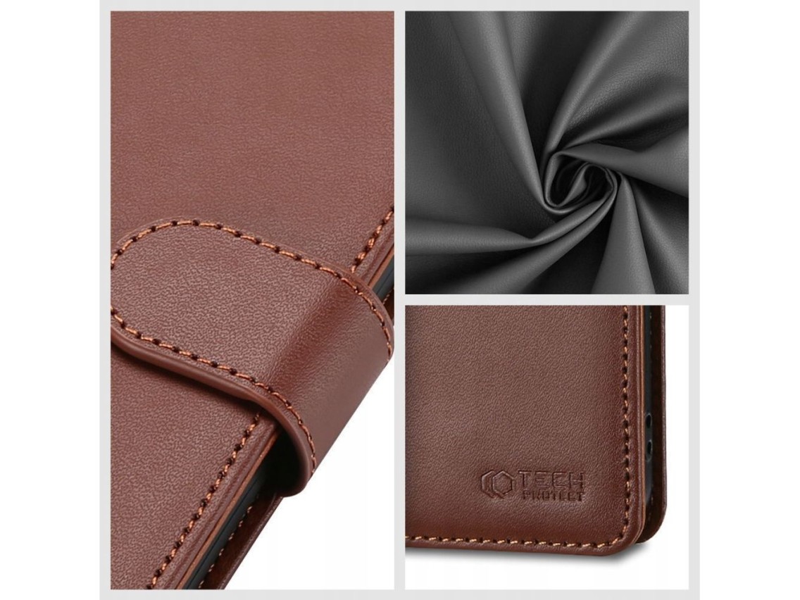 Funda tipo cartera Tech-Protect para Motorola EDGE 50 NEO - Negra