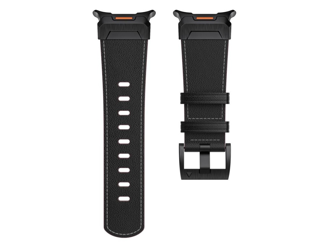 Correa de cuero Tech-Protect Delta Pro para Samsung Galaxy Watch Ultra (47 mm) - Negra