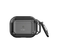 Capa Tech-Protect com Gancho Reforçado e Mosquetão para Apple AirPods Pro 1/2 - Preta Capa Tech-Protect com Gancho Reforçado e Mosquetão para Apple AirPods Pro 1/2 - Preta