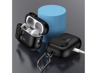 Funda Tech-Protect Slim Hook con mosquetón para Apple AirPods Pro 1/2 - Negra Funda Tech-Protect Slim Hook con mosquetón para Apple AirPods Pro 1/2 - Negra