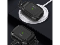 Capa Tech-Protect com Gancho Reforçado e Mosquetão para Apple AirPods Pro 1/2 - Preta Capa Tech-Protect com Gancho Reforçado e Mosquetão para Apple AirPods Pro 1/2 - Preta