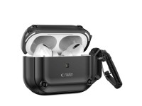 Capa Tech-Protect com Gancho Reforçado e Mosquetão para Apple AirPods Pro 1/2 - Preta Capa Tech-Protect com Gancho Reforçado e Mosquetão para Apple AirPods Pro 1/2 - Preta