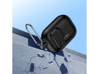 Funda Tech-Protect Slim Hook con mosquetón para Apple AirPods Pro 1/2 - Negra Funda Tech-Protect Slim Hook con mosquetón para Apple AirPods Pro 1/2 - Negra