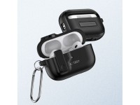 Funda Tech-Protect Slim Hook con mosquetón para Apple AirPods Pro 1/2 - Negra Funda Tech-Protect Slim Hook con mosquetón para Apple AirPods Pro 1/2 - Negra