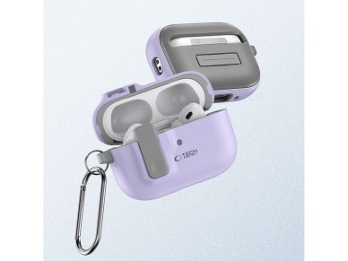 Tech-Protect Slim Hook Case with Carabiner for Apple AirPods Pro 1 / 2 - Purple Tech-Protect Slim Hook Case with Carabiner for Apple AirPods Pro 1 / 2 - Purple