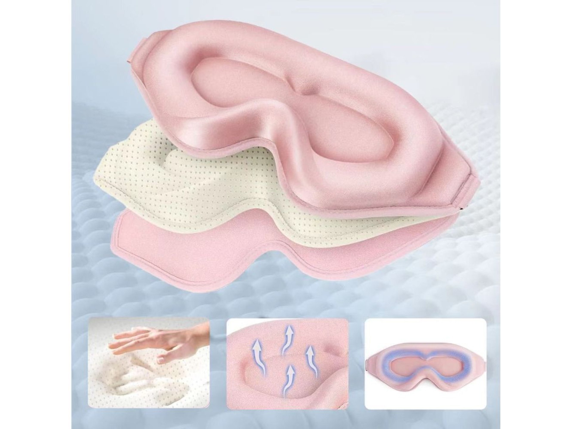 Máscara de dormir Tech-Protect Eyeshade - Rosa
