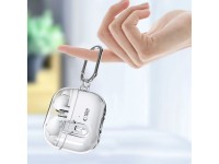 Funda Tech-Protect FlexAir con mosquetón para Samsung Galaxy Buds 3 / 3 Pro - Transparente Funda Tech-Protect FlexAir con mosquetón para Samsung Galaxy Buds 3 / 3 Pro - Transparente