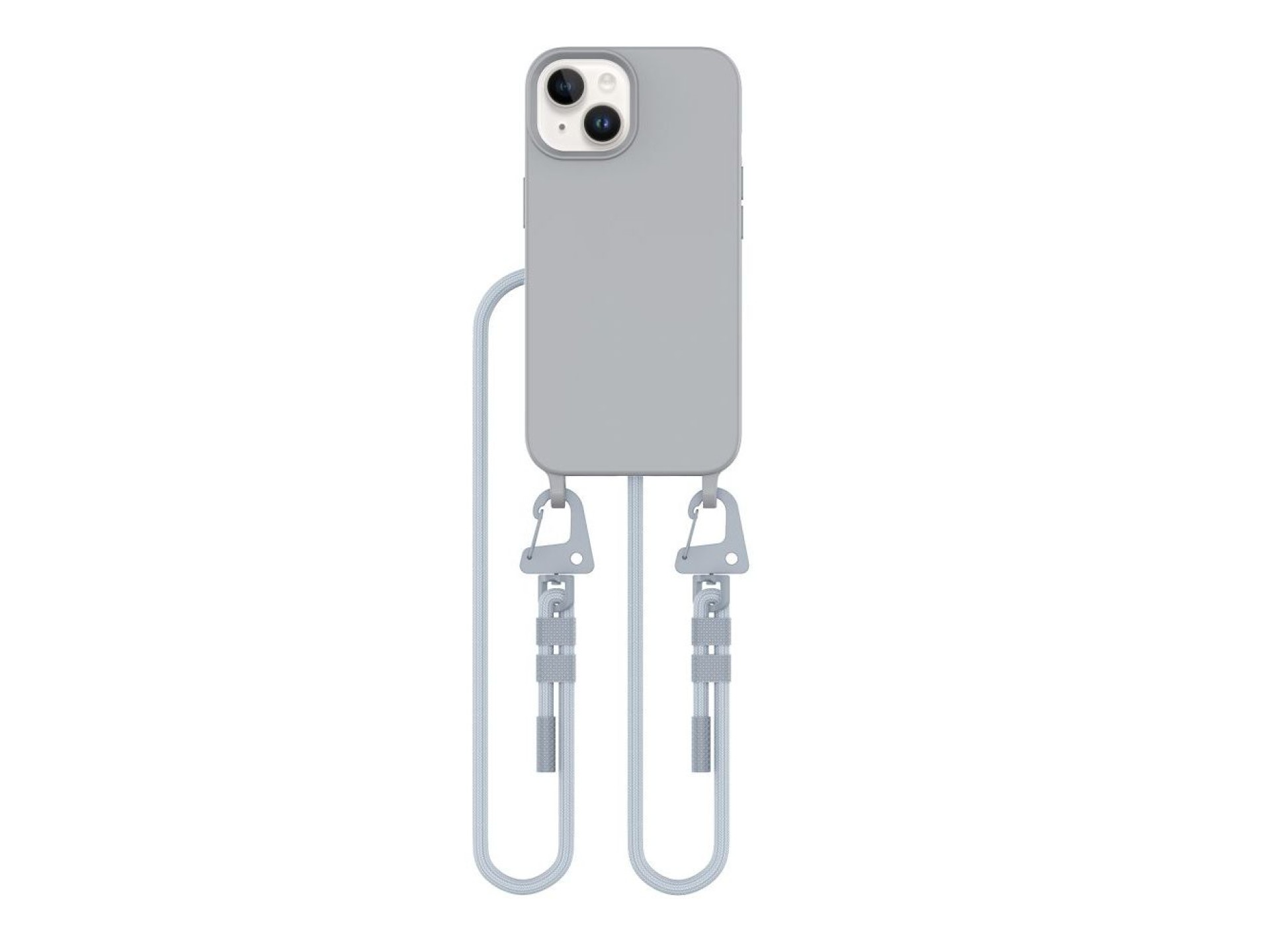 Capa Tech-Protect MagNecklace MagSafe para iPhone 15 - Cinza