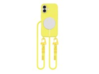 Tech-Protect MagNecklace MagSafe Case with Lanyard for iPhone 16 - Yellow Tech-Protect MagNecklace MagSafe Case with Lanyard for iPhone 16 - Yellow