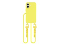 Tech-Protect MagNecklace MagSafe Case with Lanyard for iPhone 16 - Yellow Tech-Protect MagNecklace MagSafe Case with Lanyard for iPhone 16 - Yellow