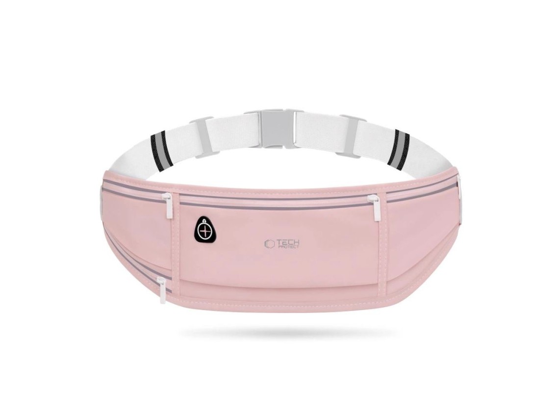 Bolsa de cintura esportiva universal Tech-Protect M3 - Rosa