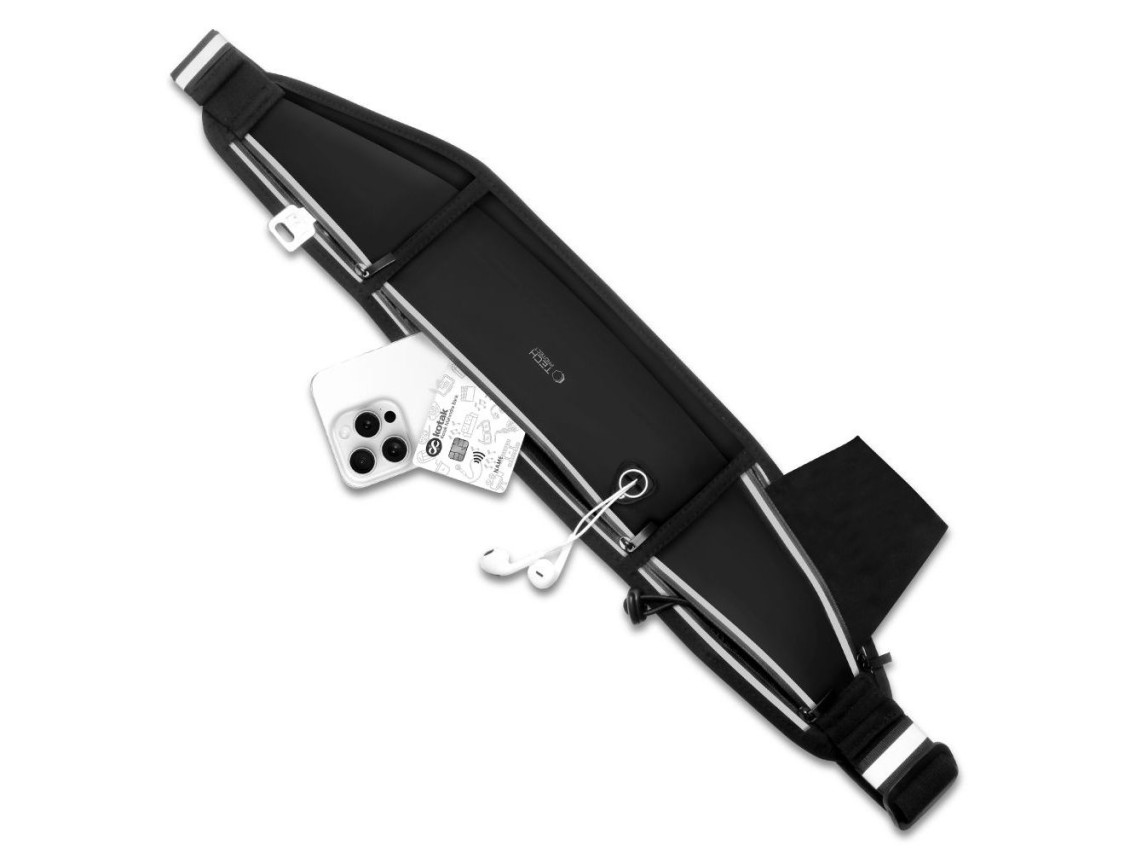 Riñonera deportiva universal Tech-Protect M3 - Negra