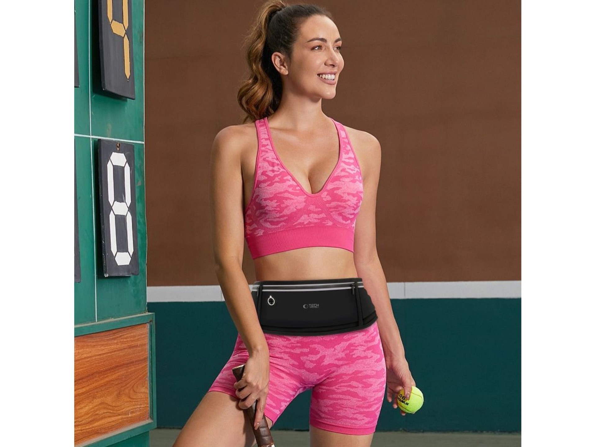Riñonera deportiva universal Tech-Protect M3 - Negra