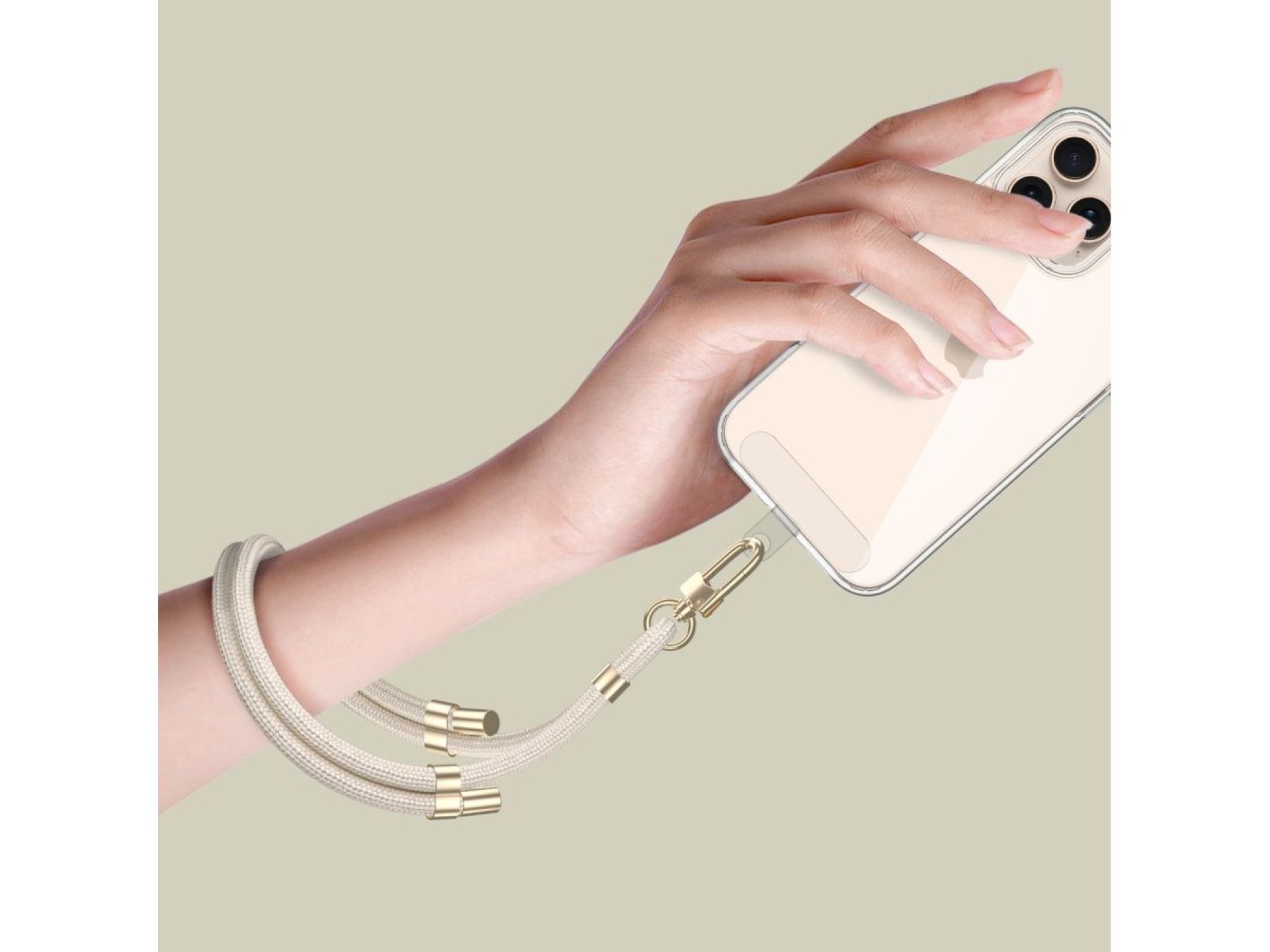 Correa de muñeca Tech-Protect C4S Rope - Beige
