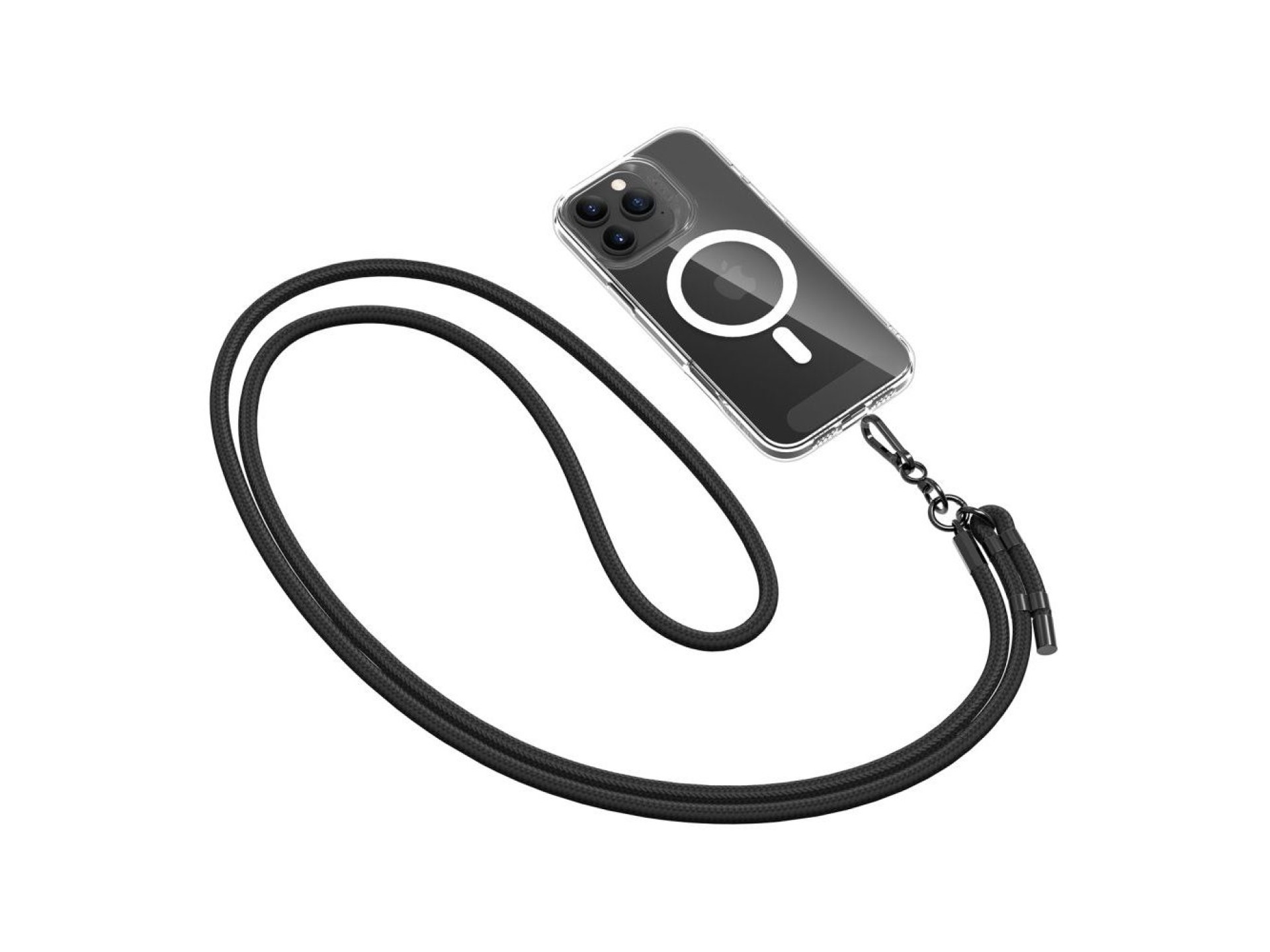 Correa cruzada de cuerda Tech-Protect C1S - Negra