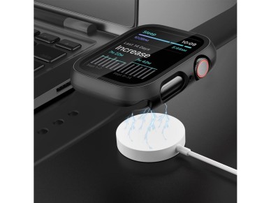Capa de vidro temperado Tech-Protect Defense360 para Apple Watch 10 (46 mm) - Transparente