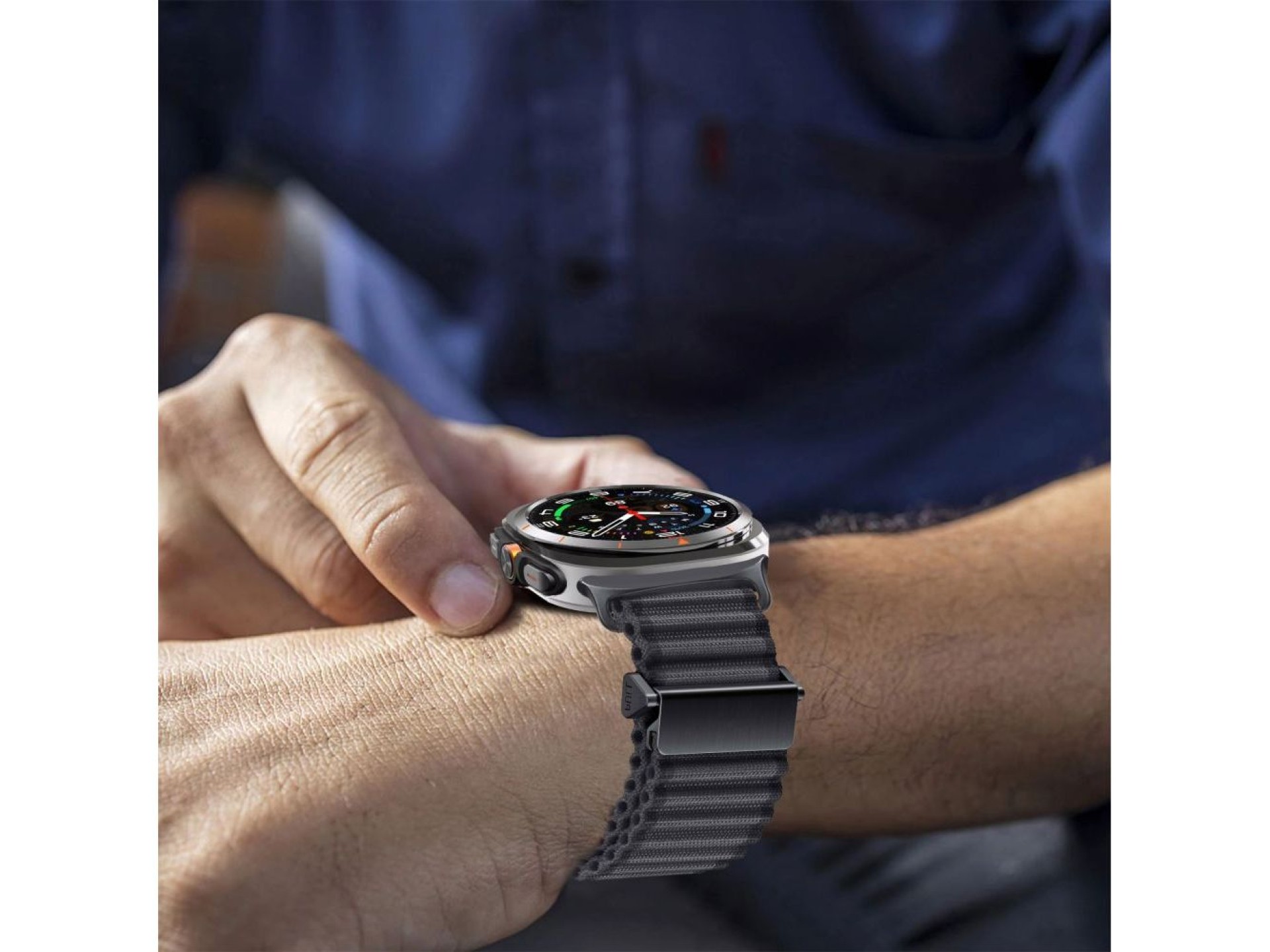 Correa Tech-Protect Weave Pro para Samsung Galaxy Watch Ultra (47 mm) - negra