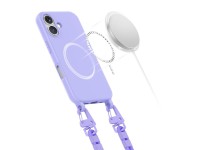 Tech-Protect MagNecklace MagSafe Case with Lanyard for iPhone 16 - Purple Tech-Protect MagNecklace MagSafe Case with Lanyard for iPhone 16 - Purple