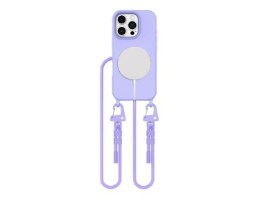 Tech-Protect MagNecklace MagSafe Case with Lanyard for iPhone 16 Pro Max - Purple Tech-Protect MagNecklace MagSafe Case with Lanyard for iPhone 16 Pro Max - Purple