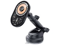 Tech-Protect MM15W-V6 15W Car Charger Holder with MagSafe for Dashboard and Air Vent - Black Tech-Protect MM15W-V6 15W Car Charger Holder with MagSafe for Dashboard and Air Vent - Black