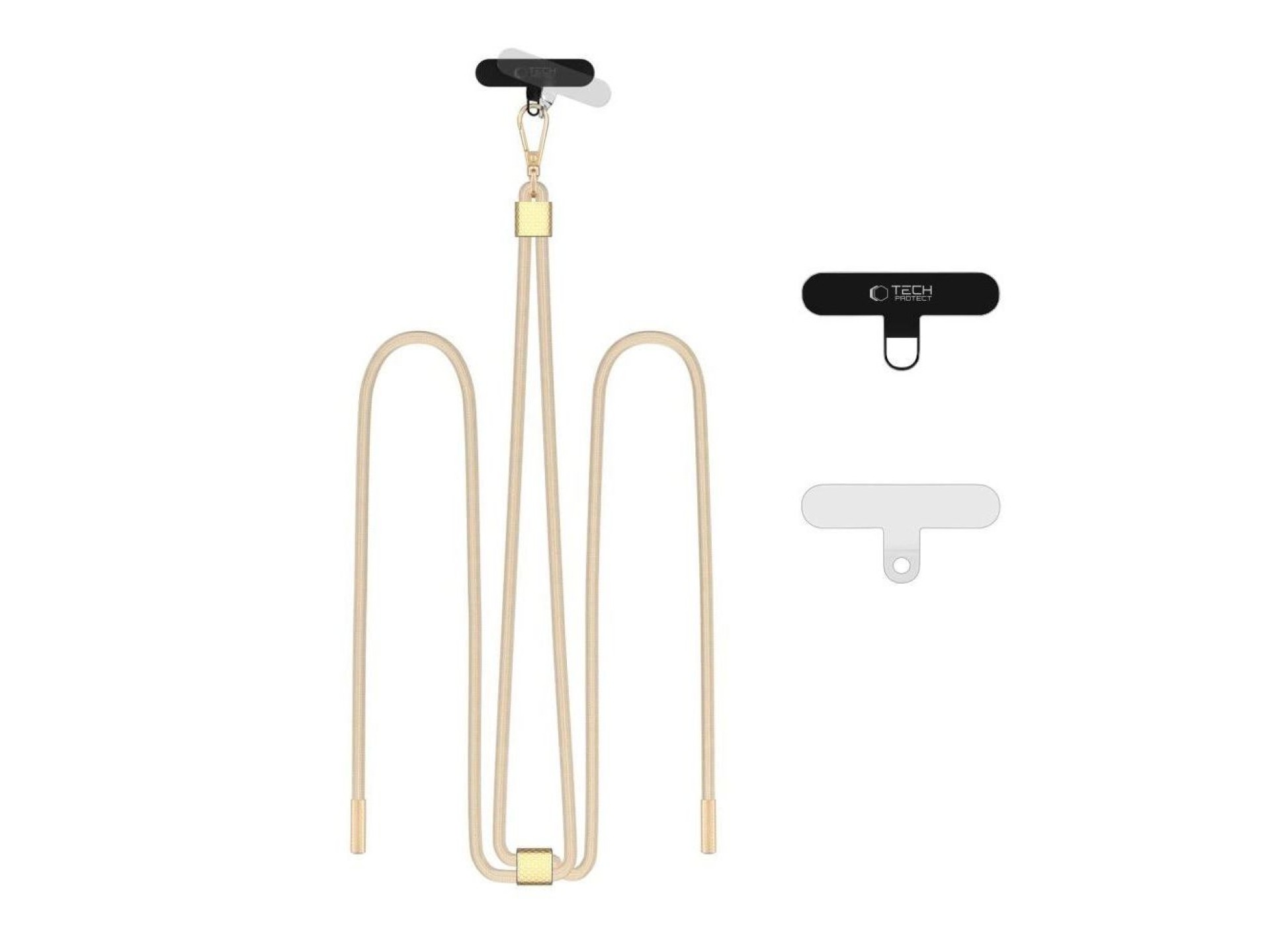 Correa cruzada de cuerda Tech-Protect C2S - Beige