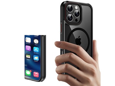 Tech-Protect MagHybrid MagSafe iPhone 16 Pro Case - Black Tech-Protect MagHybrid MagSafe iPhone 16 Pro Case - Black