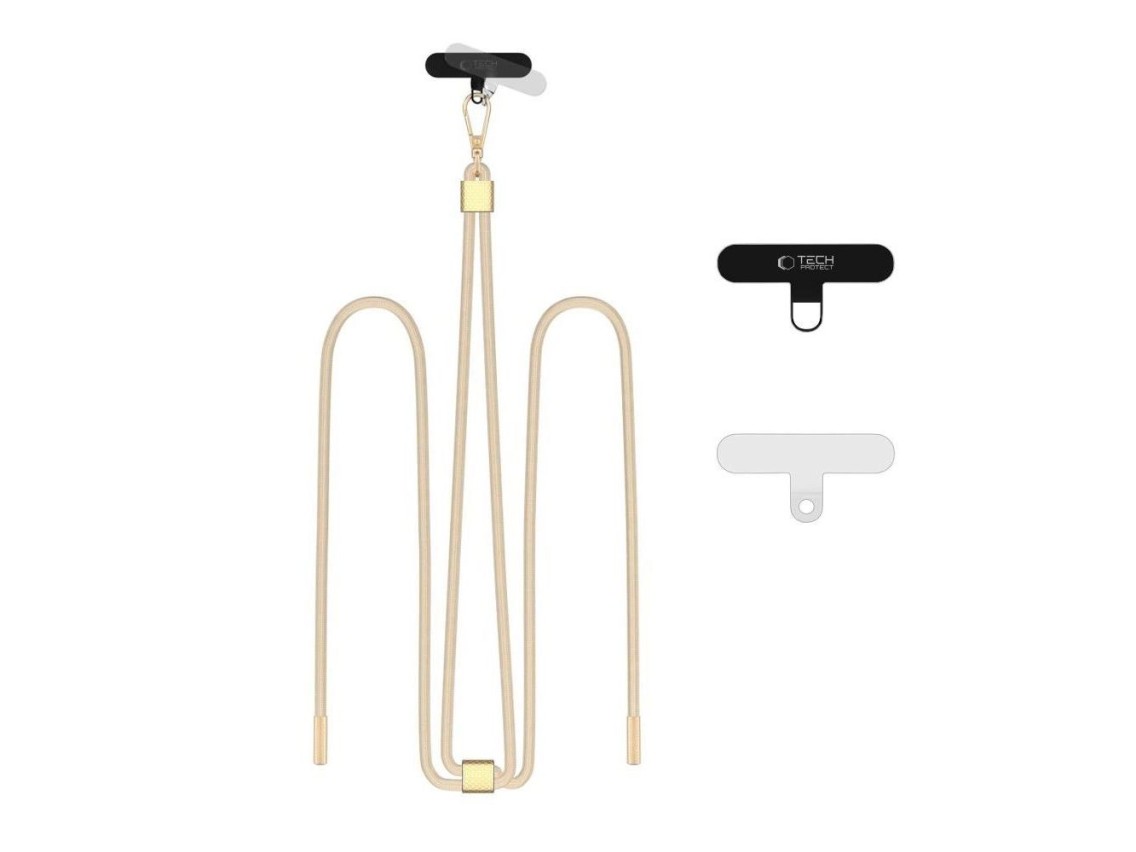 Correa cruzada de cuerda Tech-Protect C2S - Beige