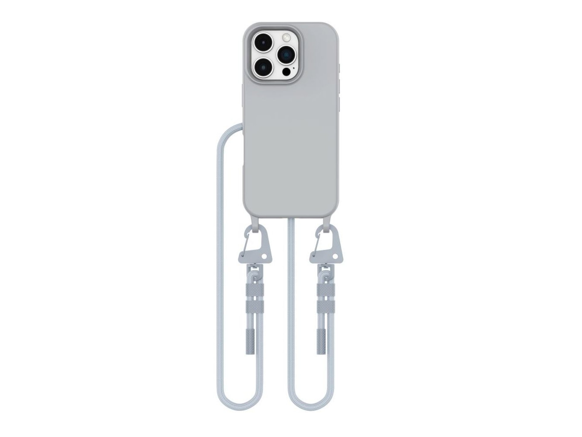 Funda Tech-Protect MagNecklace MagSafe con cordón para iPhone 16 Pro - Gris