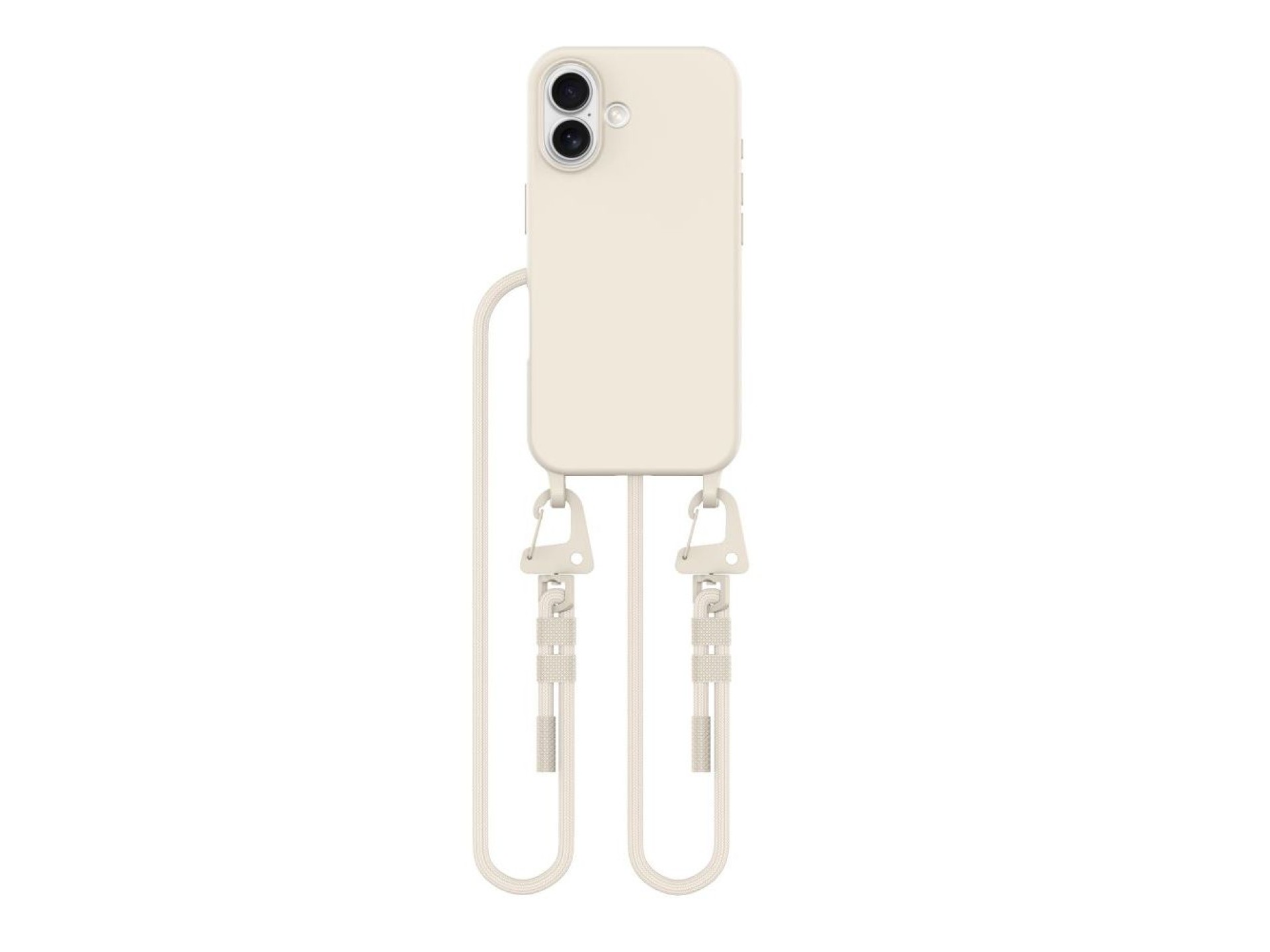 Funda Tech-Protect MagNecklace MagSafe con cordón para iPhone 16 - Beige
