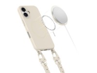 Funda Tech-Protect MagNecklace MagSafe con cordón para iPhone 16 - Beige Funda Tech-Protect MagNecklace MagSafe con cordón para iPhone 16 - Beige