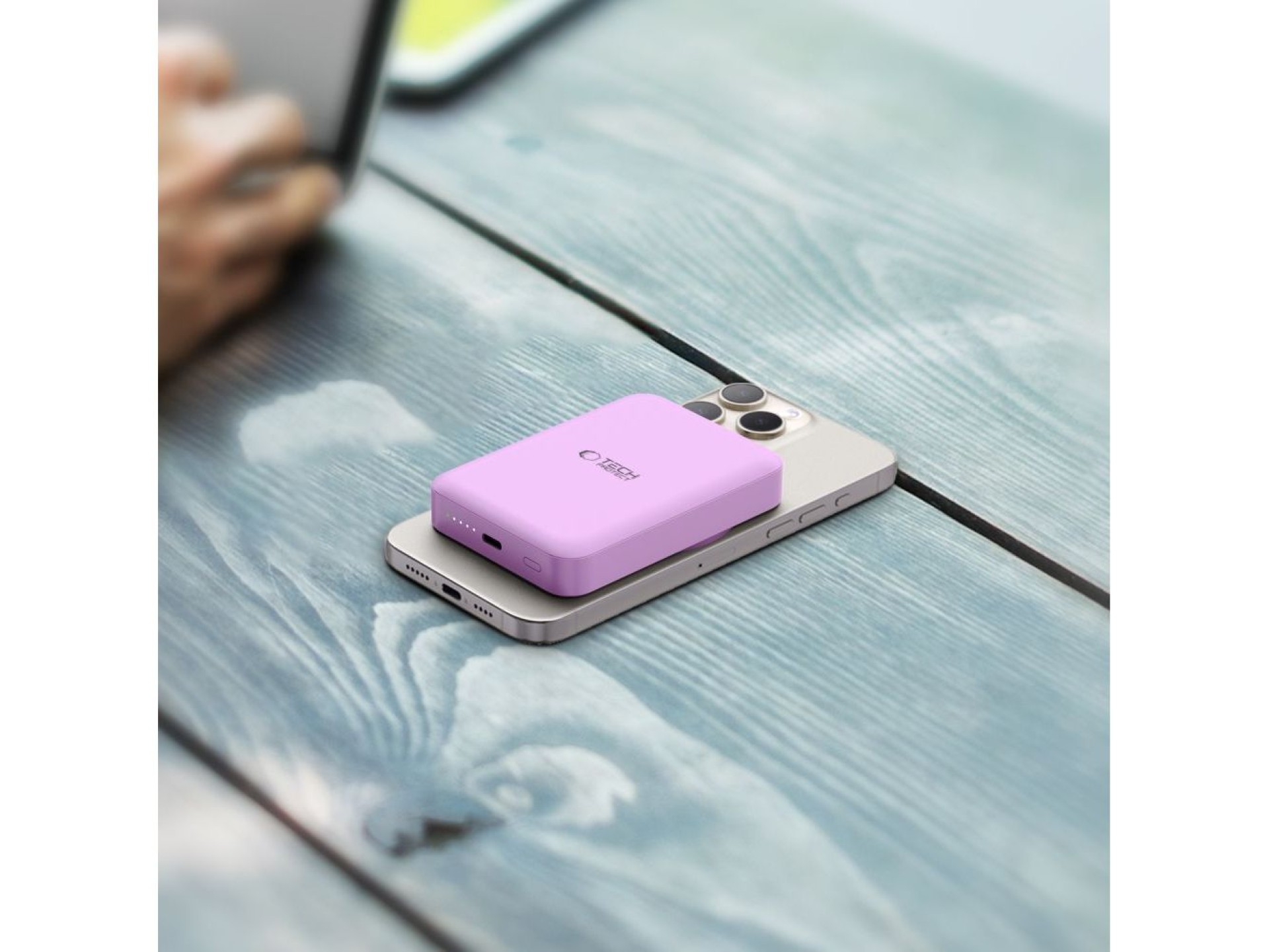 Tech-Protect LifeMag MagSafe PB11 10000mAh Power Bank - Pink