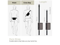 Bolsa impermeável Tech-Protect UWP10 - Preta Bolsa impermeável Tech-Protect UWP10 - Preta