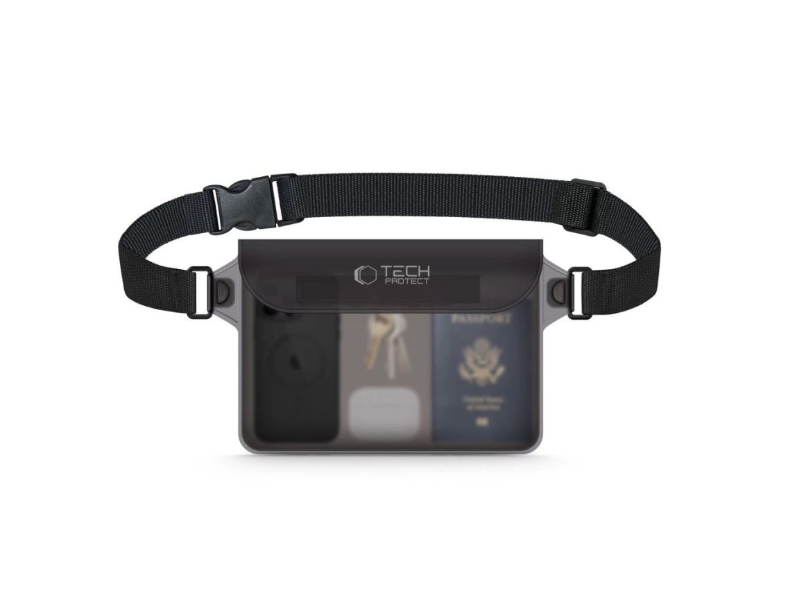 Bolsa impermeável Tech-Protect UWP10 - Preta