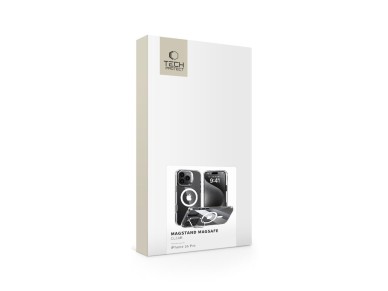 Capa Tech-Protect MagStand MagSafe para iPhone 16 Pro - Transparente