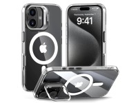 Tech-Protect MagStand MagSafe iPhone 16 Case - Clear Tech-Protect MagStand MagSafe iPhone 16 Case - Clear