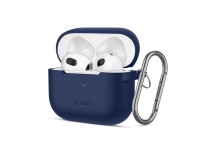 Tech-Protect Silicone Hook Case for Apple AirPods 3 - Blue Tech-Protect Silicone Hook Case for Apple AirPods 3 - Blue