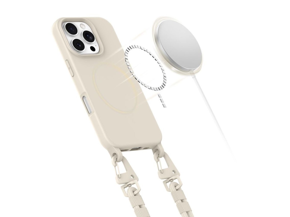 Tech-Protect MagNecklace MagSafe Case for iPhone 16 Pro Max - Beige