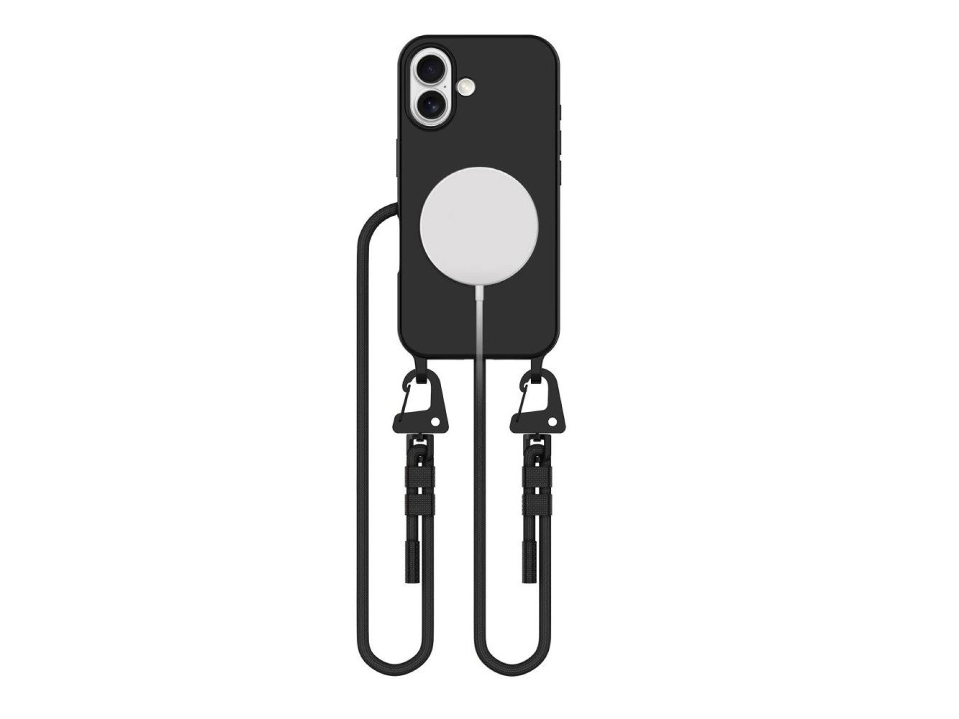 Capa Tech-Protect MagNecklace MagSafe para iPhone 16 - Preta