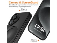 Tech-Protect MagRing MagSafe case for iPhone 16 - translucent Tech-Protect MagRing MagSafe case for iPhone 16 - translucent