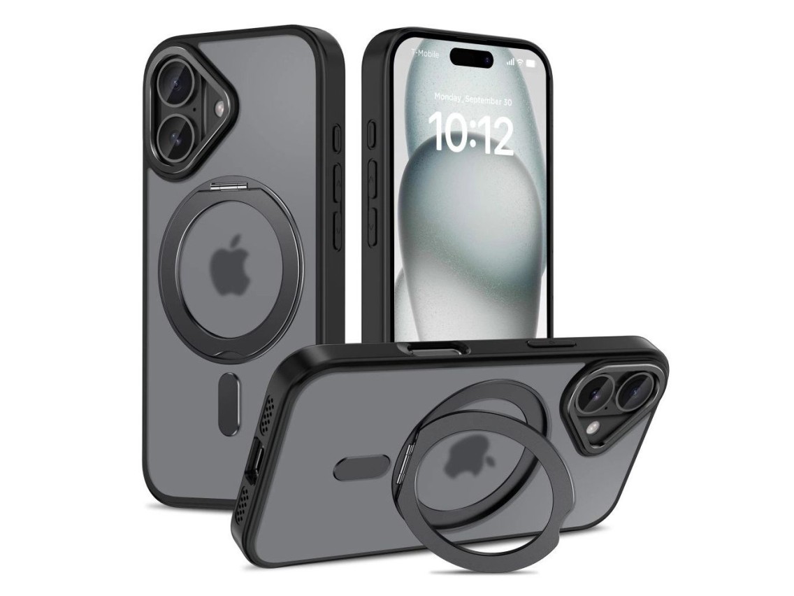 Tech-Protect MagRing MagSafe case for iPhone 16 - translucent