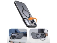 Capa Tech-Protect MagStand MagSafe com suporte para iPhone 16 Pro - Semitransparente