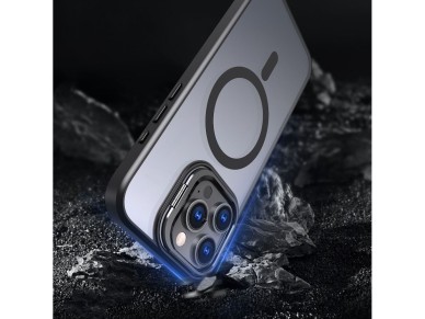 Tech-Protect MagStand MagSafe Case with Stand for iPhone 16 Pro - Semi-Transparent Tech-Protect MagStand MagSafe Case with Stand for iPhone 16 Pro - Semi-Transparent