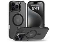 Capa Tech-Protect MagStand MagSafe com suporte para iPhone 16 Pro - Semitransparente