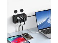 Tech-Protect PC3X6 Power Strip 3 Sockets 240V + 3xUSB-A + 3xUSB-C 200cm - Black