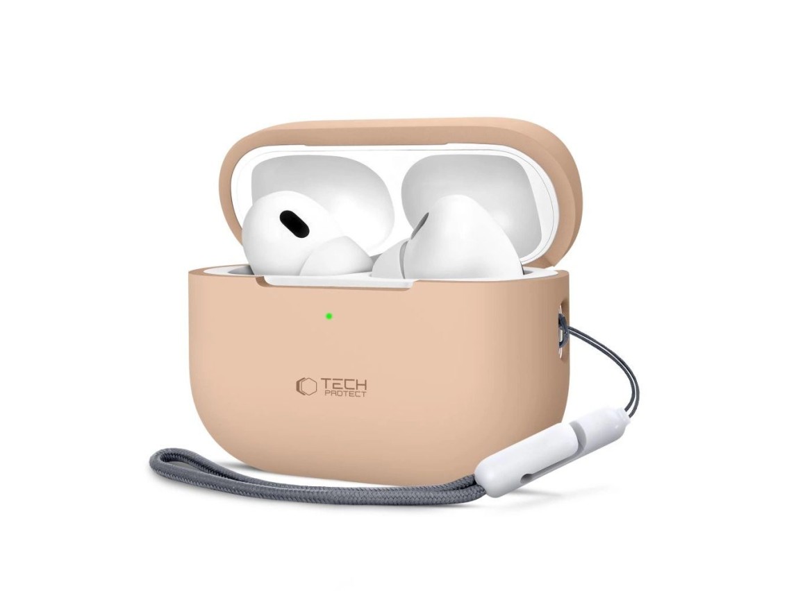 Tech-Protect Silicone Case for Apple AirPods Pro 1 / 2 - Beige