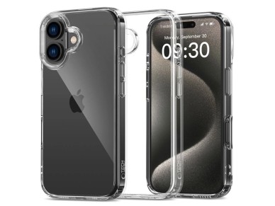 Tech-Protect FlexAir Hybrid Case for iPhone 16 - Clear Tech-Protect FlexAir Hybrid Case for iPhone 16 - Clear