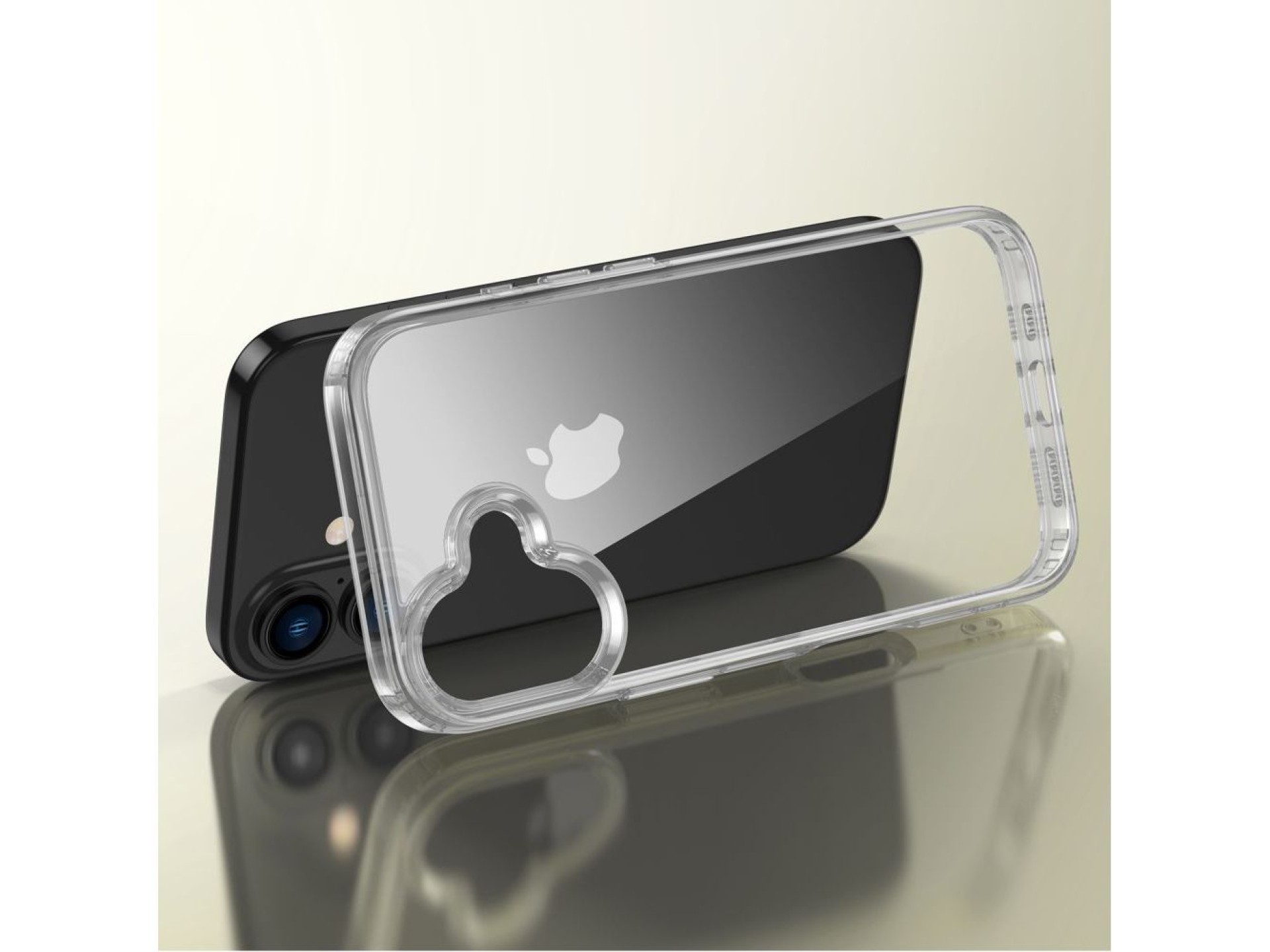 Capa híbrida Tech-Protect FlexAir para iPhone 16 - Transparente